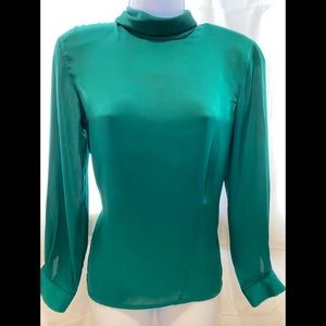 COPY - JONES NEW YORK Emerald green blouse
